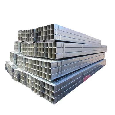 Q235B galvanized steel pipe Extruded Rectangular Metal Pipe 15mm For Scaffoldings