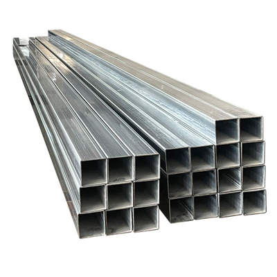 Hot Dip Galvanized Steel Square Piping 0.8 - 30 Mm