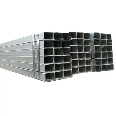 Q235B galvanized steel pipe Extruded Rectangular Metal Pipe 15mm For Scaffoldings